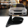 G-PLUS Power Mirror Left Driver Side Compatible with Honda Accord Sedan 4-Door 2003-2007 Manual Folding 3-Pin HO1320152 76250SDAA13ZA Glossy Black