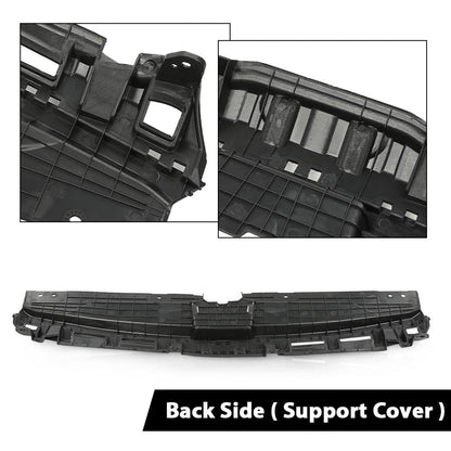 G-PLUS Front Upper Bumper Grille & Radiator Sight Shield Cover Compatible with Kia Forte 2019-2021 KI1224116 KI1200205 86370M7000 86350M7010