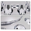G-PLUS Dually 1-ton Truck Rear Alcoa Wheel Chrome Center Hub Caps Compatible with 2011-2016 Dodge Ram 3500 2pcs