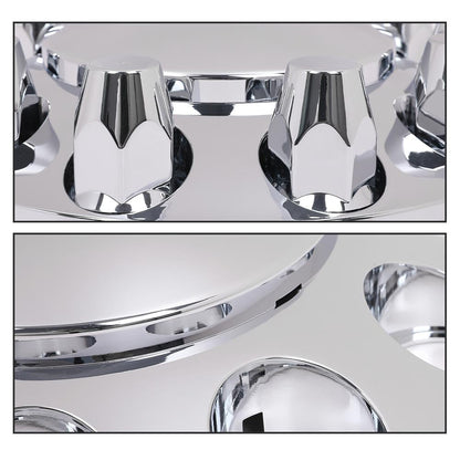 G-PLUS Dually 1-ton Truck Rear Alcoa Wheel Chrome Center Hub Caps Compatible with 2011-2016 Dodge Ram 3500 2pcs