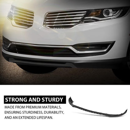 G-PLUS Front Air Dam Deflector Lower Valance Apron, Compatible with Lincoln MKX (submodel: Black Label, Premiere, Reserve, Select) 2016-2018, FA1Z17D957AC, FO1015120
