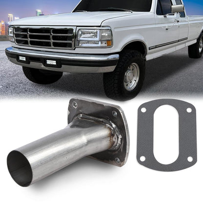 G-PLUS Catalytic Converter Repair Flange Compatible with Ford F250 F350 E250 E350 5.8L 1987-1999 121685