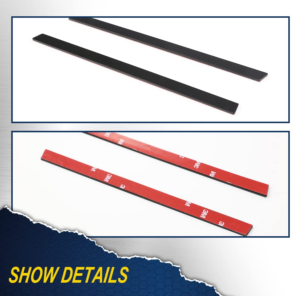 G-PLUS Car Door Window Pillar Posts Molding Trim Compatible with 11-14 Dodge Charge,Chrome Pillar Posts Set Door Trim Mirror Cover,Black,6Pcs