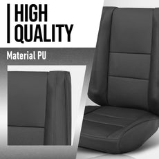 G-PLUS Seat Covers Set for Jeep Grand Cherokee 4 Door 2011-2019 Black Product Image