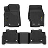 G-PLUS Cargo Liners, Compatible with Jeep Grand Cherokee 2022-2024 (Include 4xe NOT for L or WK), 1st & 2nd Row, All Weather Full Cover Protection, Black