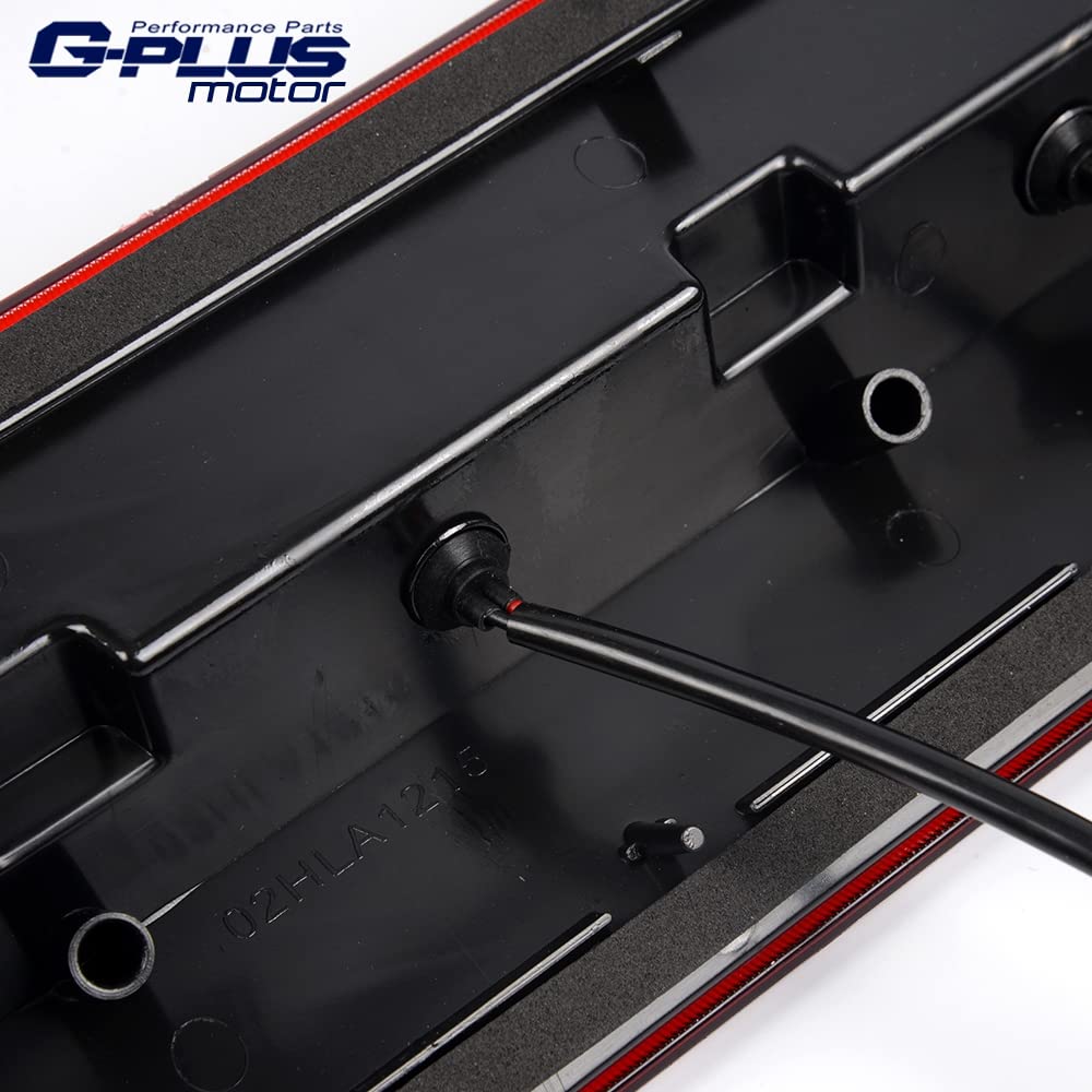 G-PLUS Rear LED Third Brake Light Compatible with Ford F150 Lobo 2004-2008/ Ford Explorer Sport Trac 2007-2010/ Lincoln Mark LT 2006-2008 3RD Cargo Led Tail Lamps (Red Lens Black Housing)