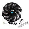 2 ROW 42MM Aluminum Radiator Compatible For HONDA CIVIC D15/16 EG/EK 92-00 + 12" Fan