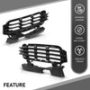 G-PLUS Front Bumper Grille Compatible with Range Rover 2013 2014 2015 2016 2017 Black Grill Insert LR046709