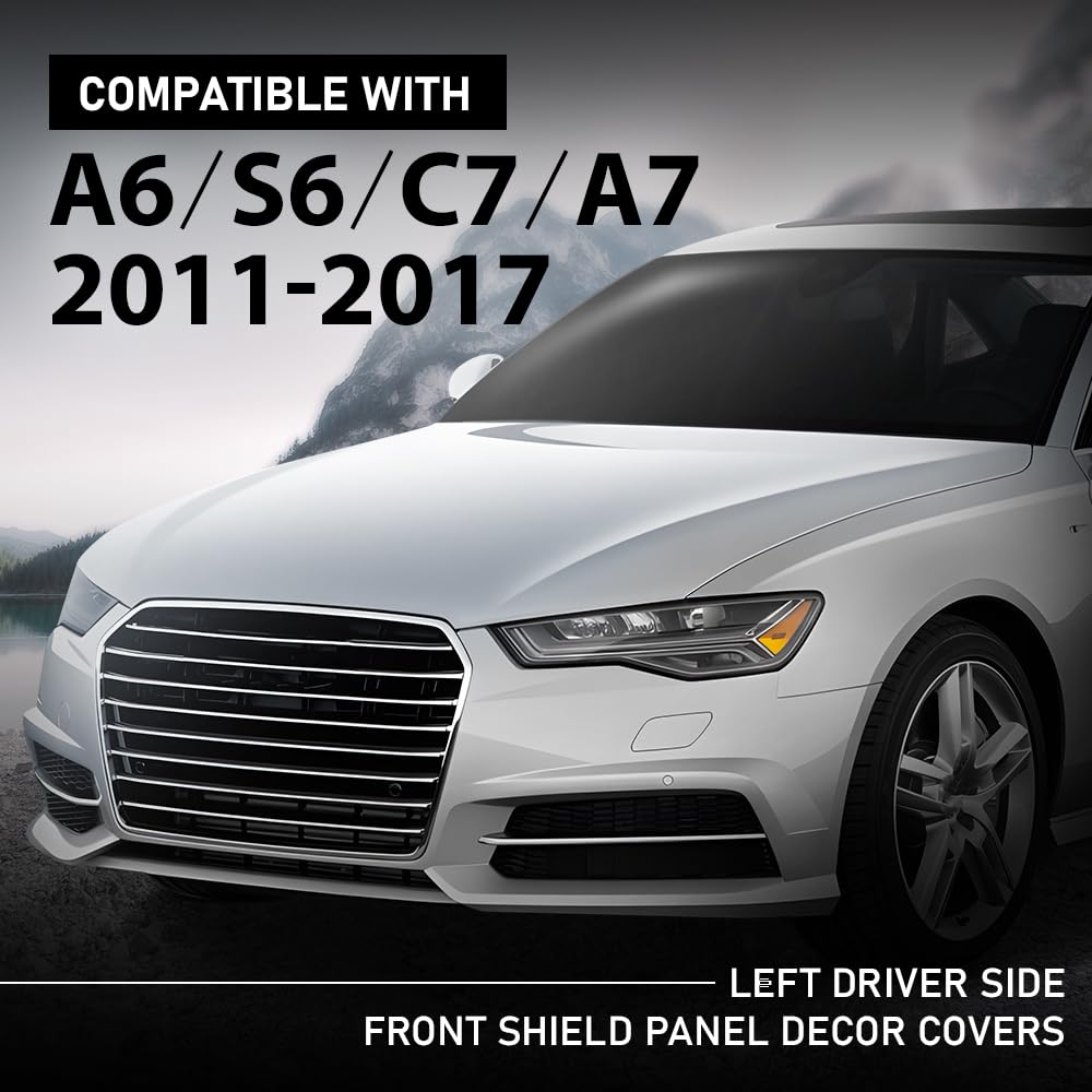 G-PLUS Front Left Underbody Splash Shield Guard Cover, Compatible with Audi A6 S6 A7 2011-2017/ A6 Allroad 2013-2017, 4G0825201, 4G0825201B