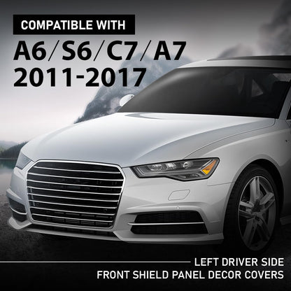 G-PLUS Front Left Underbody Splash Shield Guard Cover, Compatible with Audi A6 S6 A7 2011-2017/ A6 Allroad 2013-2017, 4G0825201, 4G0825201B