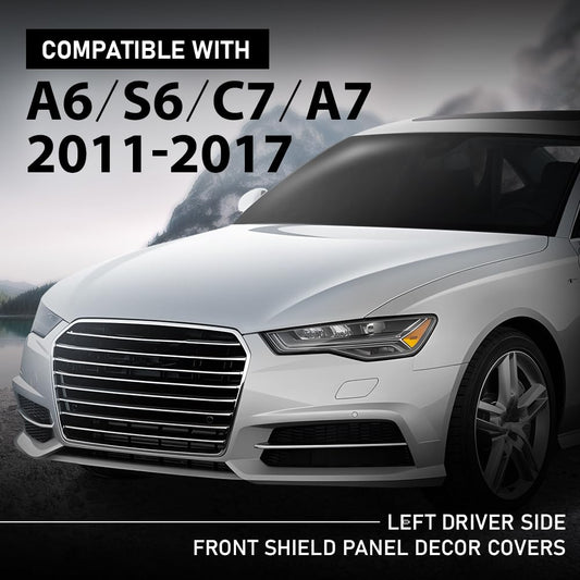 G-PLUS Front Left Underbody Splash Shield Guard Cover, Compatible with Audi A6 S6 A7 2011-2017/ A6 Allroad 2013-2017, 4G0825201, 4G0825201B