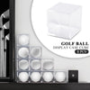 G-PLUS Golf Ball Display Case Acrylic Clear Baseball Holder Cube