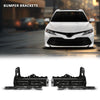 G-PLUS Front Left and Right Bumper Support Bracket Set Compatible with Toyota Camry 2018-2021 52103-33010