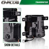 G-PLUS LED Fog Light Compatible With 2016-2018 Chevy Silverado 1500,Bumper Lamps Driving Fog Lamps w/Switch (Yellow lens)