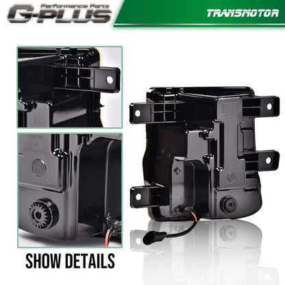 G-PLUS LED Fog Light Compatible With 2016-2018 Chevy Silverado 1500,Bumper Lamps Driving Fog Lamps w/Switch (Yellow lens)