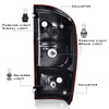 G-PLUS Rear Tail Light Compatible with Toyota Tacoma 2016-2023, Dark Red Rear Brake Lamp,Luces Traseras Left Driver 8156004170 8156004180