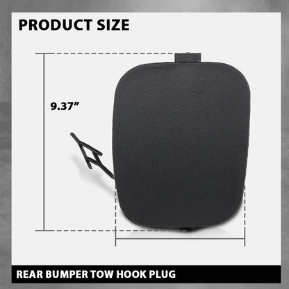 G-PLUS Rear Bumper Tow Hook Plug Cover Compatible with Jeep Compass 2017 2018 2019 2020 2021 2022 2023 5UP67RXFAB