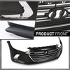 G-PLUS Front Bumper Cover Grille Set Compatible with Hyundai Elantra 2017-2018
