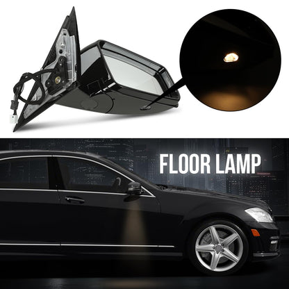 G-PLUS Rear View Mirror w/o Blind Spot Left & Right Side Compatible with Benz S 550 4Matic Base 2007-2009,Fit Benz S 600/S 65 AMG Base 2007-2009 2218100576 2218100676
