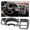 G-PLUS Dash Trim Bezel Cover Light Gray Compatible with Blazer Jimmy Sonoma S10 1998-2004 (Not Fit Double Din)