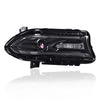 G-PLUS Headlight Fit for Dodge Charger 2015-2021, Right Passenger Bumper Headlamps,Clear Lens Black Housing Amber Reflector, CH2503270,faros delanteros
