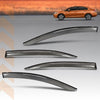 G-PLUS Window Visor Rain Guards Compatible with Honda Civic Sedan 2012-2015 4 PCS Smoky