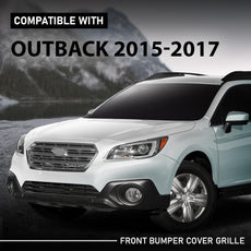 G-PLUS Front Bumper Grille for Subaru Outback 2015-2017 Front View