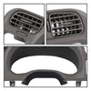 G-PLUS Dash Trim Bezel Cover Compatible with Chevy Blazer S10 GMC Jimmy S15 Sonoma 1998-2004 (Not Fit Double Din) Light Gray