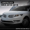 G-PLUS Front Lower Bumper Face Bar Grille, Compatible with Lincoln MKX 2016-2018, FA1Z17B968AA, A0456A0005