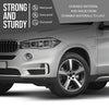 G-PLUS Front Left Fog Lamp Bumper Trim Silver Compatible with BMW X5 2014-2018 Fits Models without M Sport Line Package, Type 1 Standard Line Face Bar Grille Trim 51117303113 BM1038152