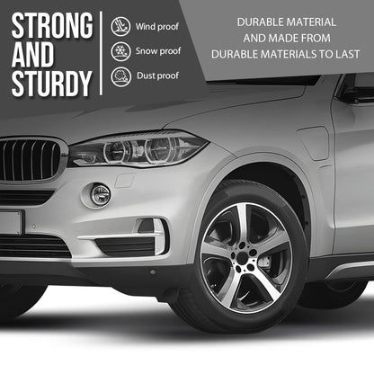 G-PLUS Front Left Fog Lamp Bumper Trim Silver Compatible with BMW X5 2014-2018 Fits Models without M Sport Line Package, Type 1 Standard Line Face Bar Grille Trim 51117303113 BM1038152