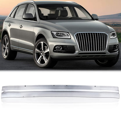 G-PLUS Front Bumper Reinforcement Compatible with Audi Q5 SQ5 2009-2017 8R0807113B AU1006123 Impact Bar Aluminum Silver