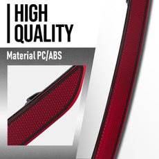 G-PLUS Rear Bumper Reflector Pair for Volvo XC60 2018-2024 Red Product Specifications