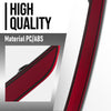 G-PLUS Bumper Reflector Marker Rear Left & Right Compatible with Volvo XC60 2018-2024 31656677, 31656678 Red
