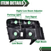 G-PLUS Headlights Assembly Fit Chevy Colorado/GMC Canyon 2004-2012,Fit Isuzu i-280 i-350 2006/Isuzu i-290 i-370 2007-2008 Headlamps Clear Lens Black Housing Clear Reflector,faros delanteros