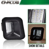G-PLUS LED License Plate Light Compatible With 03-18 Dodge Ram 1500 2500 3500 Truck Built-in Resistor,Full Housing A Pair Replacement (Clear Lens)