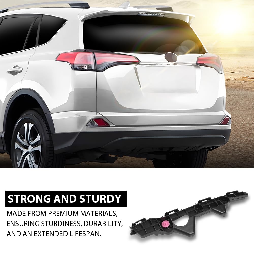 G-PLUS Rear Driver Side Bumper Bracket Compatible with Toyota RAV4 2016-2018 521560R050