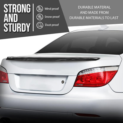 G-PLUS Rear Trunk Spoiler Wing Compatible with BMW 5-Series E60 Sedan 2004-2010 Fit BMW 525i 535i 550i M5 2004-2010 Not Fit E61 Touring Model Glossy Black