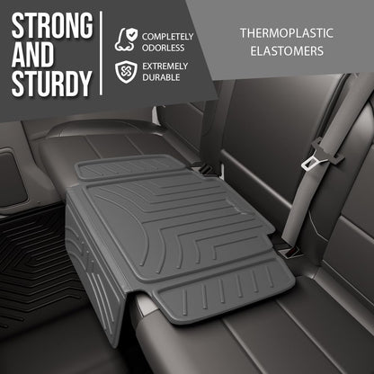 G-PLUS Child Car Seat Protector Compatible with Under Virtually Any Rear or Forward-Facing Child Car Seat or Booster Gray