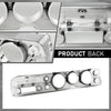 G-PLUS Dash Bezel Compatible with 1965 Chevy Chevelle El Camino without A/C Silver