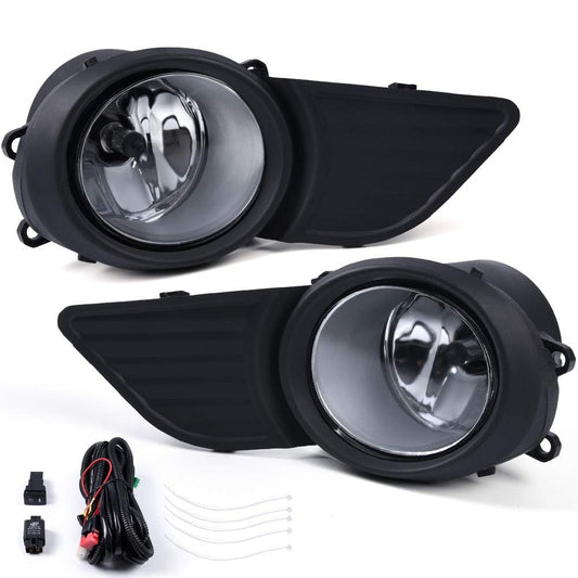 G-PLUS Fog Lights Compatible with Toyota Sienna 2011-2017(Does not Compatible with SE Models) Bumper Fog Light Driving Lamp Assembly Driver & Passenger