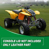 G-PLUS Motorcycle Seat Cover Compatible with Honda TRX 400 Ex, Black ATV Leather Seat Cover