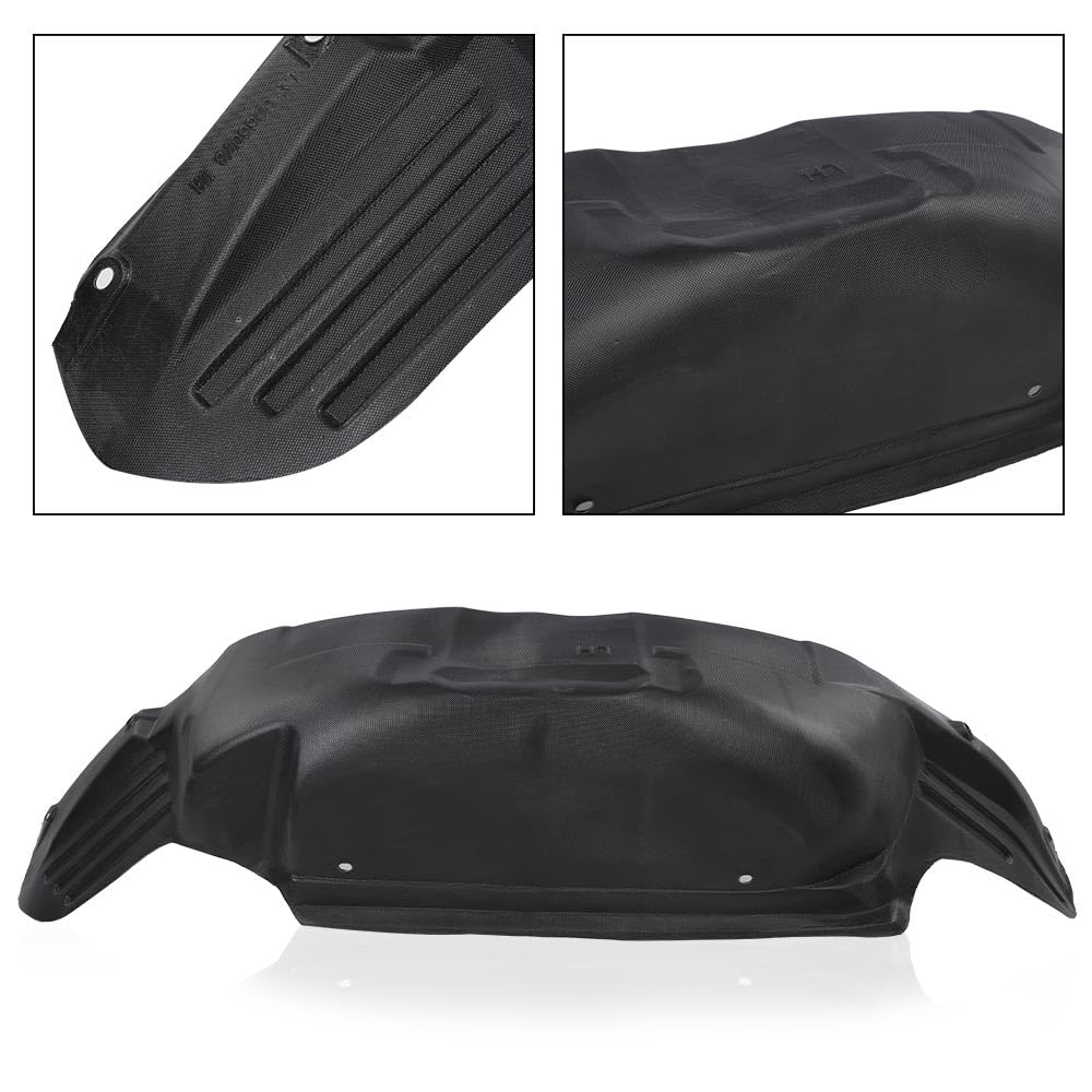 G-PLUS Rear Wheel Well Liner Guards Kit Compatible with Ford F150 Pickup Truck 2021, Rear Fender Mud Flaps Left & Right, ML3Z9927886A, Black