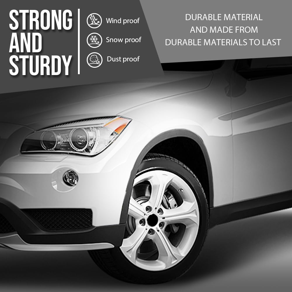 G-PLUS Wheelhouse Cover Compatible with BMW X1 E84 2008 2009 2010 2011 2012 2013 2014 2015 Black
