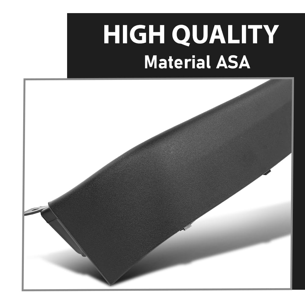 G-PLUS Fender Wheel Flare Molding Trim Arch Left Rear Compatible with Tesla Model X 2016-2021 1032529000E, JYH8583MBKL, 103529000G, 1035290-00-G,1035290-00-E Black