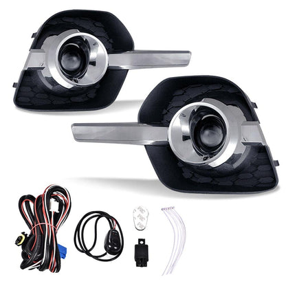 G-PLUS Fog Lights Compatible With 2010-2016 Chevy Equinox,(NOT For 2016 With New Body Style),Front Bumper Driving Lamps Pair Kit LH RH Clear Lens