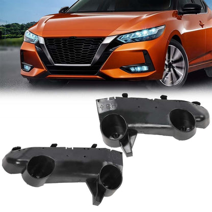 G-PLUS Front Mount Bumper Retainer Brackets Left&Right 2pcs Compatible with Nissan Sentra 2020 2021 62225-6LB0A 62224-6LB0A NI1042123 NI1043123