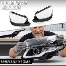 G-PLUS Headlight Lens Cover for Benz W213 E-Class E200 E350 E450 2021-2023 Clear Product Details