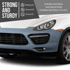 G-PLUS Front Bumper Cover Fascia With Headlight Washer Holes Compatible with Porsche Cayenne 2011 2012 2013 2014 95850522131G2L, PO1000144 Black