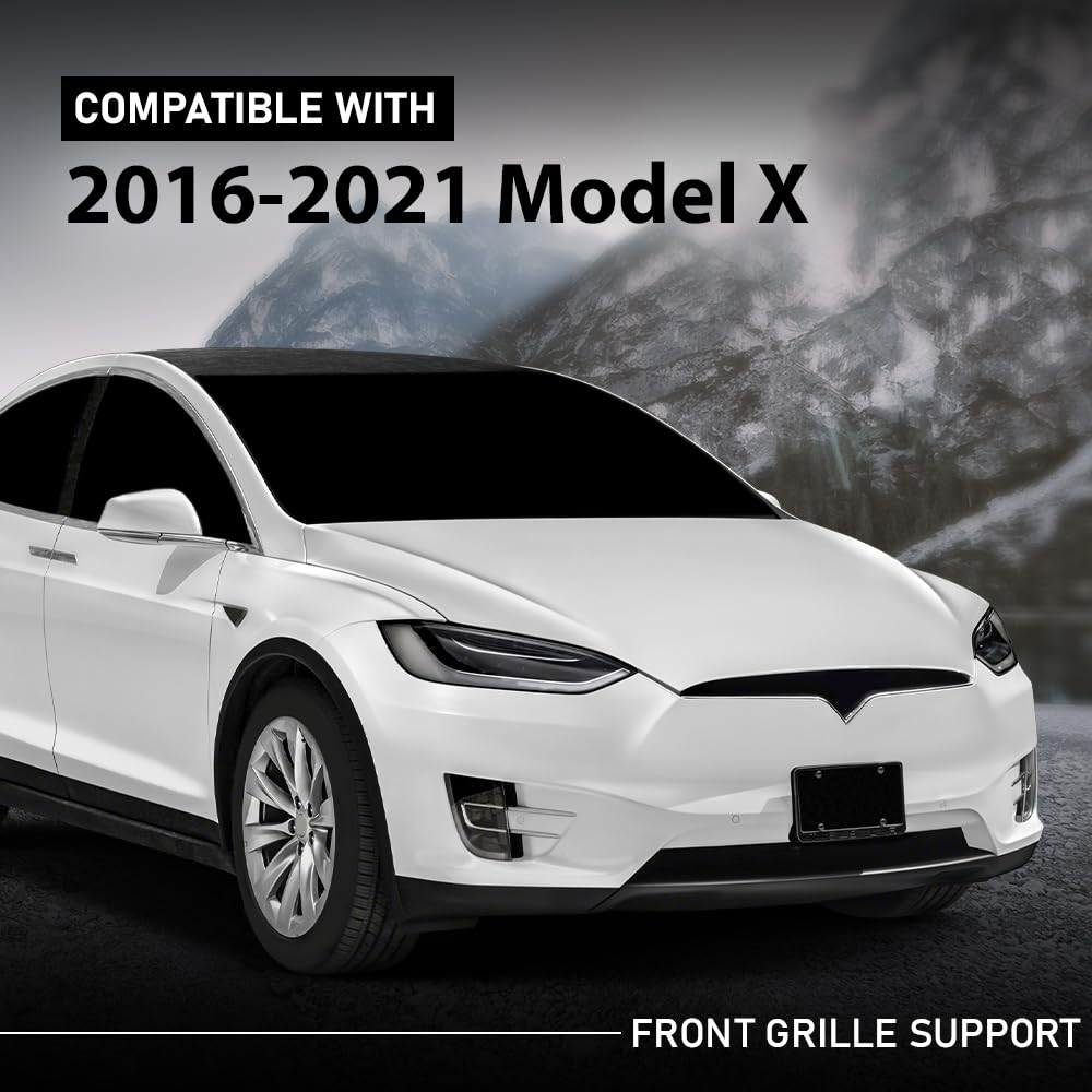 G-PLUS Front Grille Support Compatible with Tesla X 2016-2021 1055069-00-E,105506900E